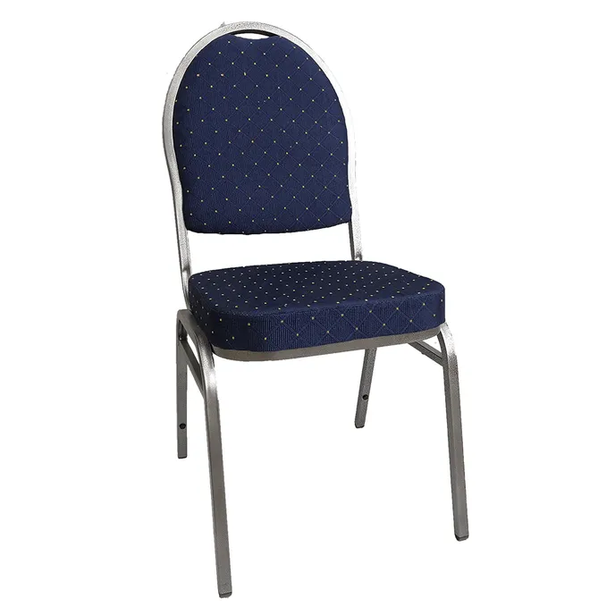 Stohovateľná stolička JEFF 3 NEW modrá / sivá