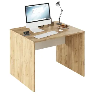 RIOMA TYP 12 kancelársky písací stôl dub artisan / biela